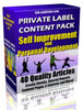 Thumbnail Self Improvement & Personnal Developpement 40 Articles