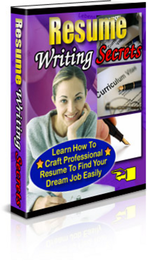 Product picture Resume Writing Secrets Reseller