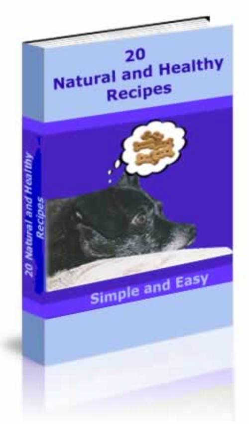 Product picture 20 Healthy & Natural Dog Recipes