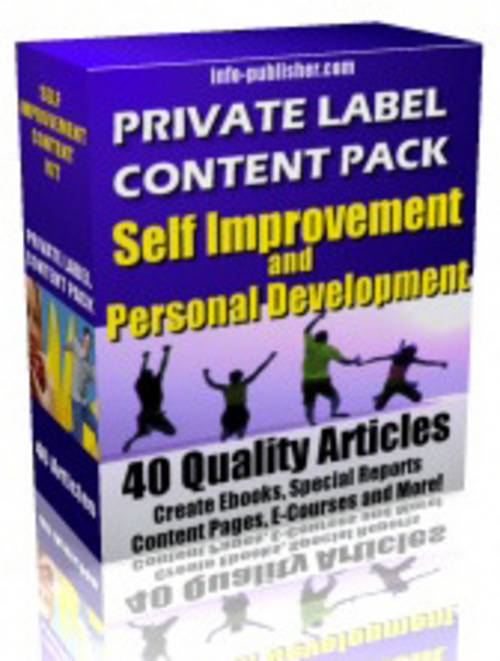 Product picture Self Improvement & Personnal Developpement 40 Articles