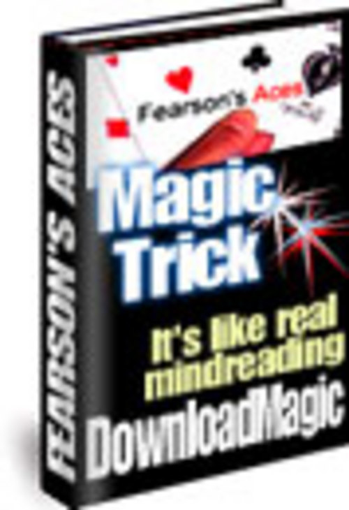 Product picture Fearsons Aces Magic Trick