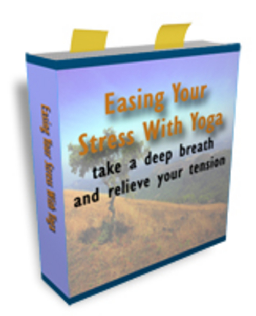 Product picture Easing Your Stress With Yoga (minisite with ebook)