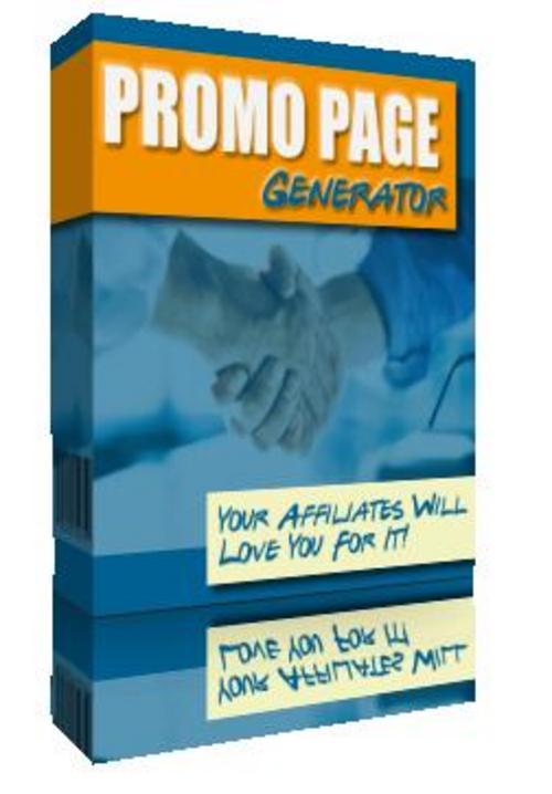 Product picture Promo Page Generator 