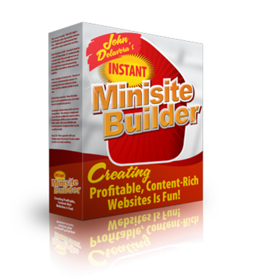 Product picture Instant minisite (ebook)