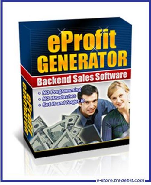 Product picture eProfit Generator - Automate The Entire Sales