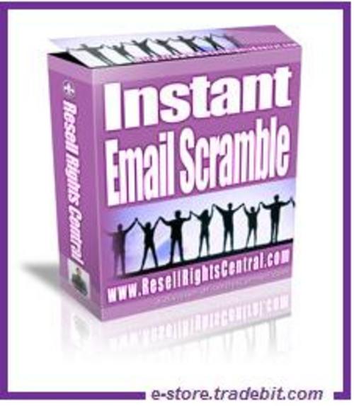 Product picture Instant Email Scramble - Reduce Spam