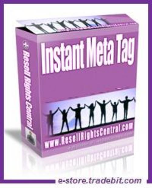 Product picture - Instant Meta Tag Creator -