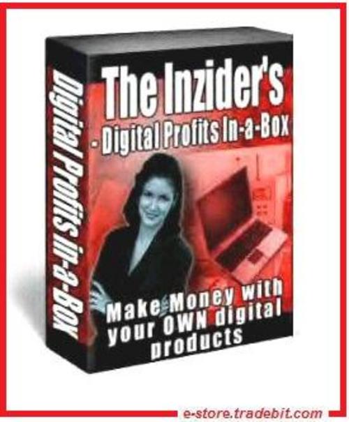 Product picture - The Inziders Digital Profits In A Box -