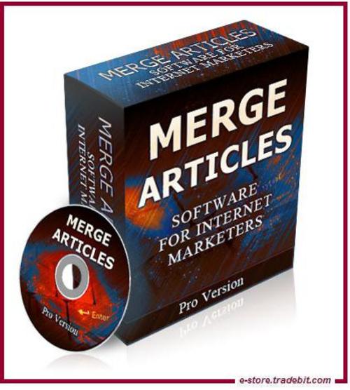Product picture Merge Articles (MRR) - For Use In Text Rotators