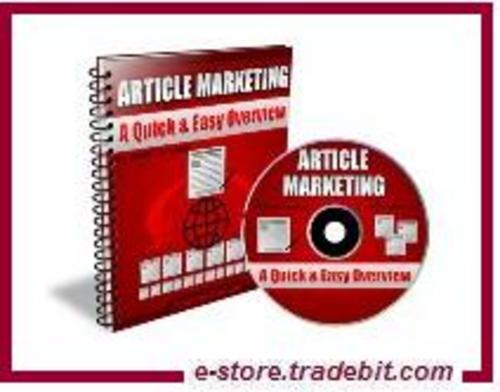 Product picture Article Marketing A Quick And Easy Over 