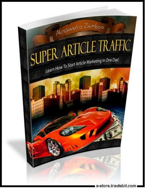 Product picture Super ArticleTraffic Guide - Extract Useful Information Web