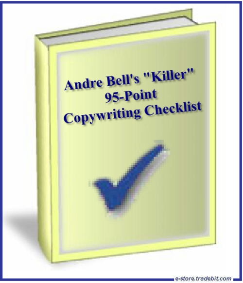 Product picture Andre Bells Killer 95-Point Copywriting Checklist 