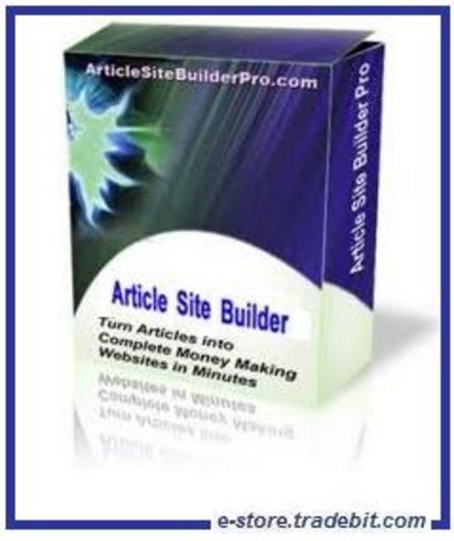 Product picture Article Site Builder artsb06.zip