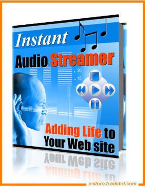 Product picture Instant Audio Streamer (MRR) - Adding Streaming Audio