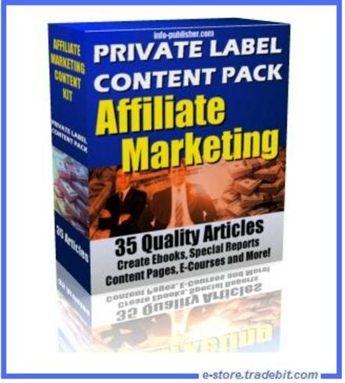 Product picture Private Label Content Pack Affiliate Marketing