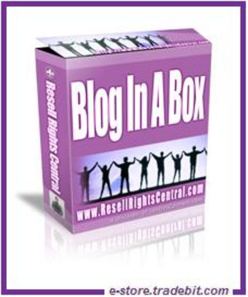 Product picture Blog In A Box - Toolkit 